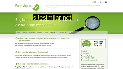 englishproof.nl alternative sites