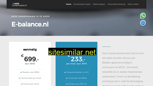 e-balance.nl alternative sites