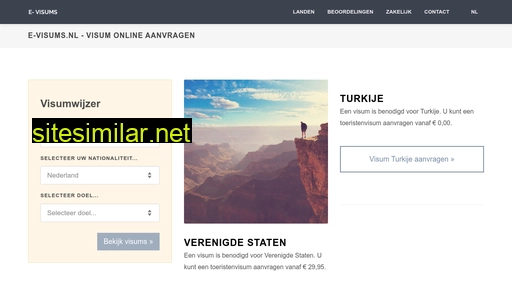 e-visums.nl alternative sites