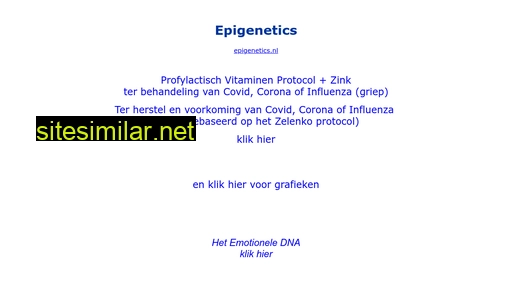 epigenetics.nl alternative sites