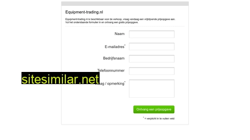 equipment-trading.nl alternative sites