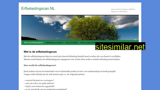 erfbelastingscan.nl alternative sites