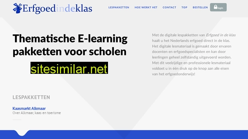 erfgoedindeklas.nl alternative sites