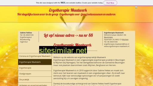 ergotherapie-maatwerk.nl alternative sites