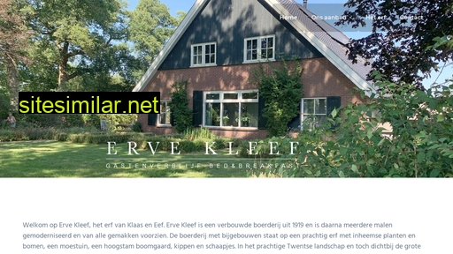 ervekleef.nl alternative sites