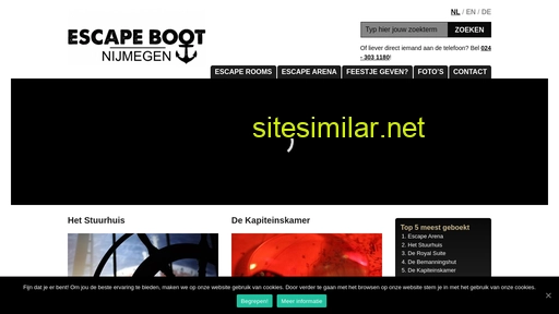escapebootnijmegen.nl alternative sites