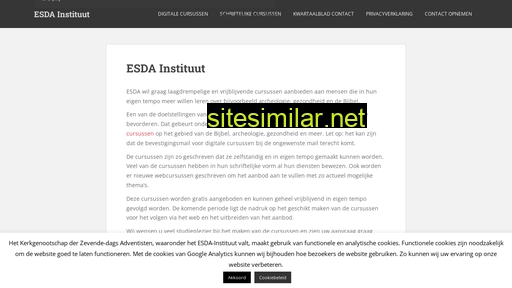 Esda-instituut similar sites