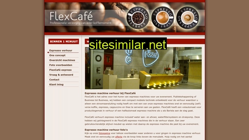 espressoverhuur.nl alternative sites