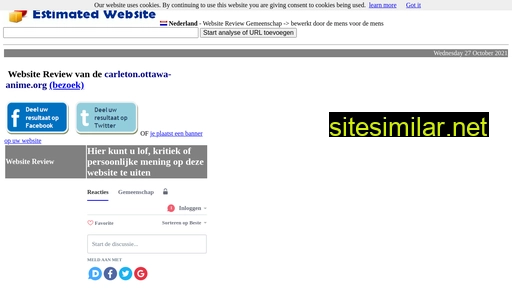 Estimatedwebsite similar sites