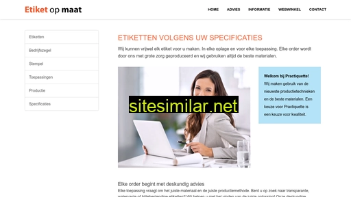 etiketopmaat.nl alternative sites