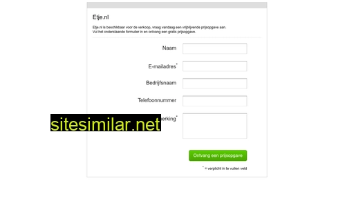 etje.nl alternative sites