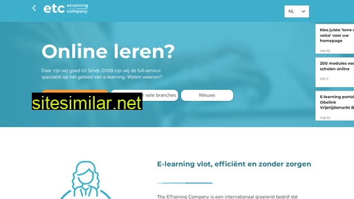 etrainingcompany.nl alternative sites