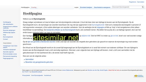 etymologiewebsite.nl alternative sites
