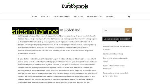 euroboompje.nl alternative sites