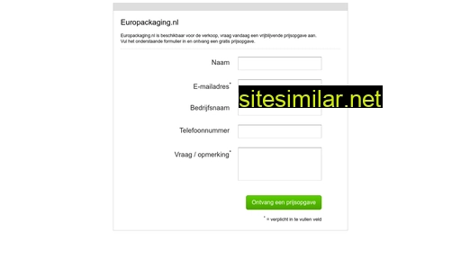 europackaging.nl alternative sites