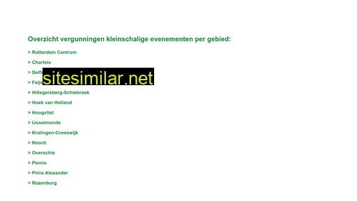 evenementeninrotterdam.nl alternative sites