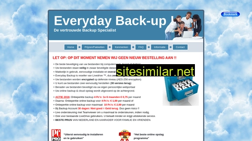 everydaybackup.nl alternative sites