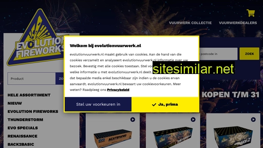 evolutionvuurwerk.nl alternative sites