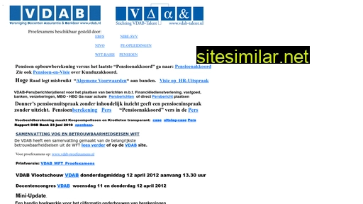 examens-wfd.nl alternative sites