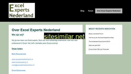 excelexperts.nl alternative sites
