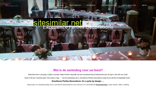 excellencepartiesdecorations.nl alternative sites