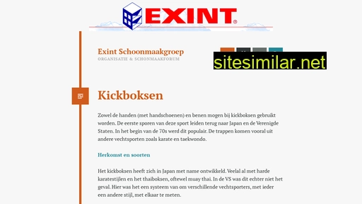 exintschoonmaakgroep.nl alternative sites