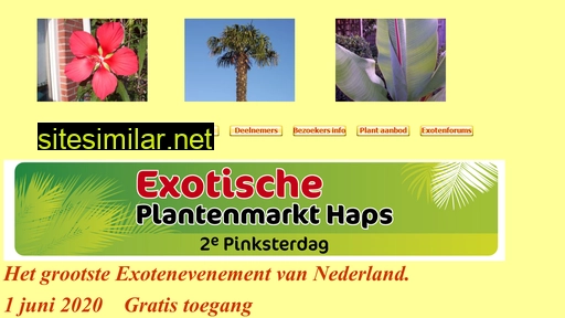 exotischeplantenbeurs.nl alternative sites