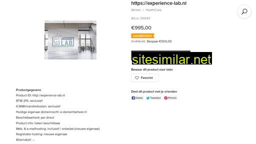 experience-lab.nl alternative sites