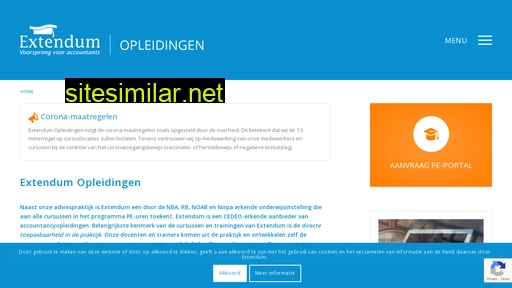 extendumopleidingen.nl alternative sites