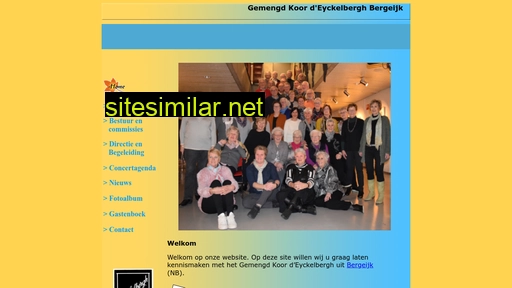 eyckelberghkoor.nl alternative sites