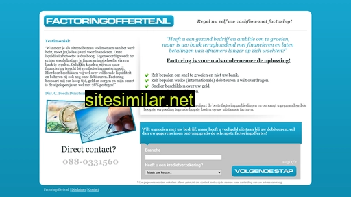 factoringofferte.nl alternative sites