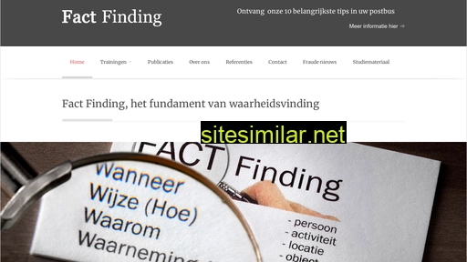 fact-finding.nl alternative sites