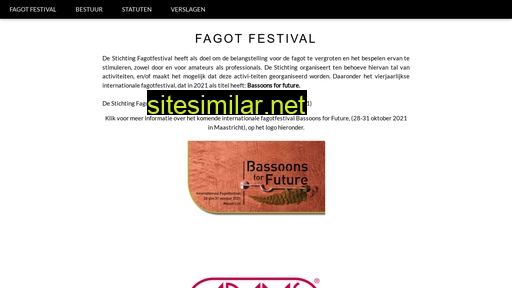 Fagotfestival similar sites
