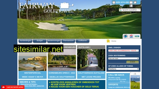 fairwaygolftravel.nl alternative sites