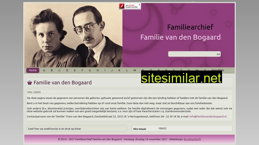 familievandenbogaard.nl alternative sites
