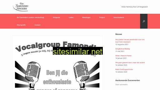 famondiosingers.nl alternative sites