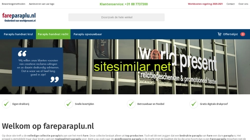fareparaplu.nl alternative sites