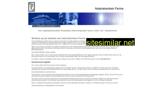 farina.nl alternative sites
