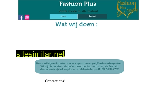 fashionplus.nl alternative sites
