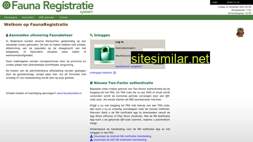 faunaregistratie.nl alternative sites