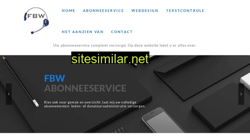 fbw-abonneeservice.nl alternative sites