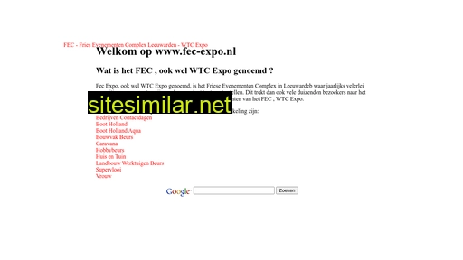 fecexpo.nl alternative sites