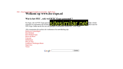 fec-expo.nl alternative sites