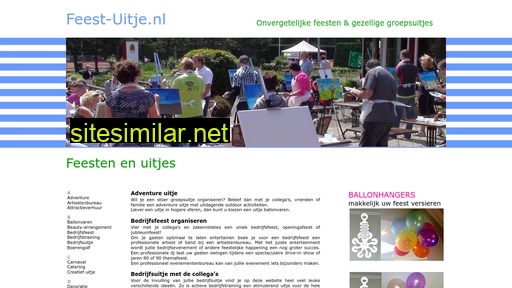 feesten-uitjes.nl alternative sites