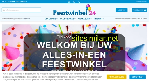 Feestwinkel24 similar sites