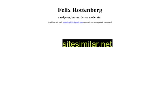 Felixrottenberg similar sites