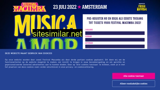 festivalmacumba.nl alternative sites