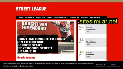 feyenoordstreetleague.nl alternative sites