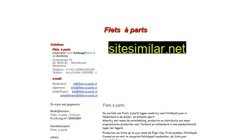 fiets-a-parts.nl alternative sites