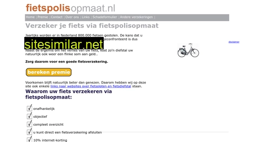 fietspolisopmaat.nl alternative sites